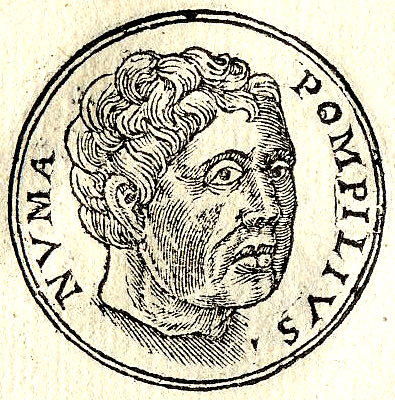 Portrait imaginaire de Numa Pompilius, deuxième roi de Rome